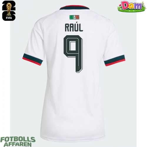 Mexiko Raul Jimenez #9 Bortatröja Kvinnor VM 2026 Kortärmad